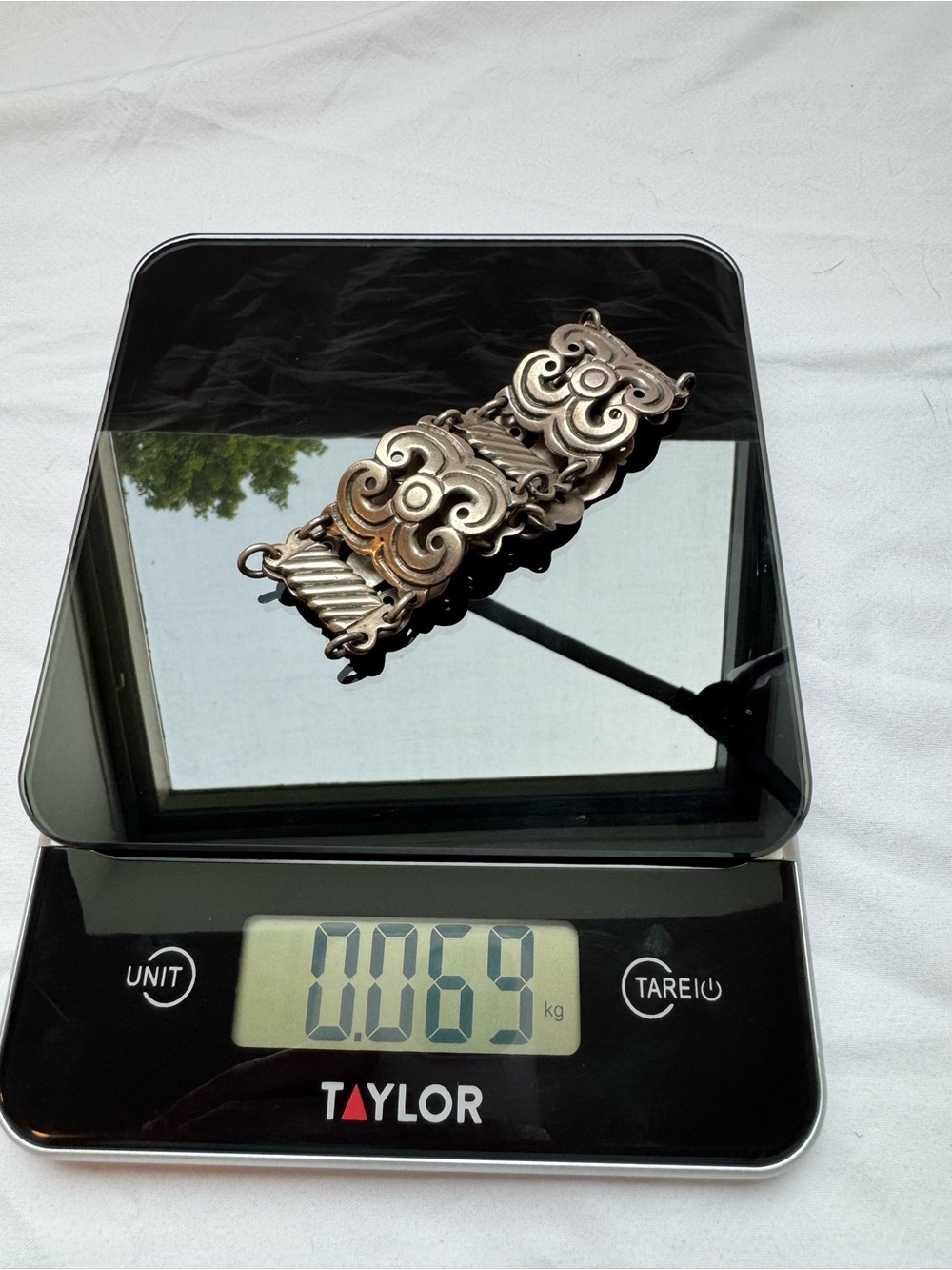 Vintage Mexican Sterling Silver 925 Bracelet 69 grams 8” Statement Western Link - Picture 11 of 11